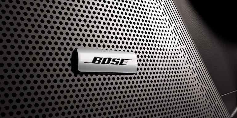 2026 Nissan Sentra closeup of Bose speaker.