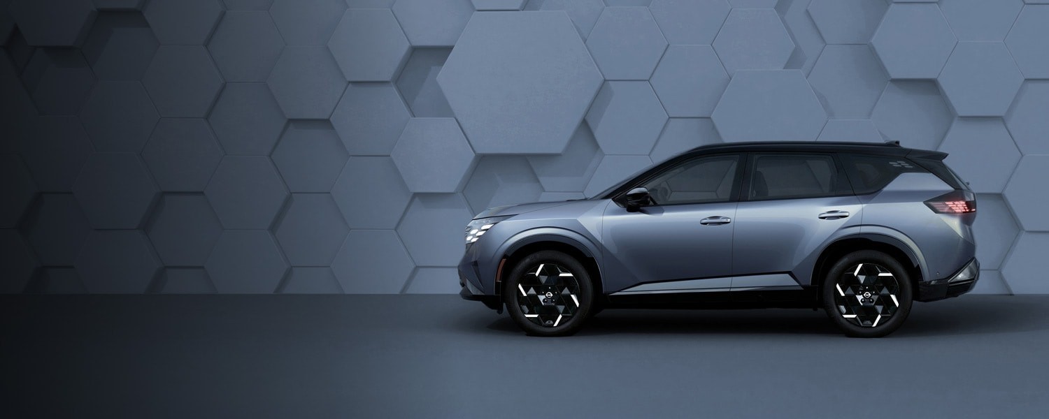 Side profile of the all-new 2027 Nissan Rogue Hybrid e-POWER